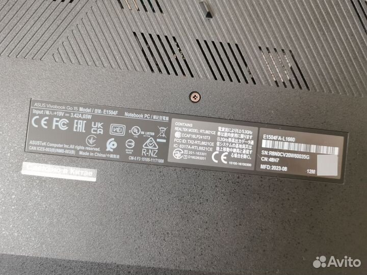 Ноутбук asus vivobook 15 oled