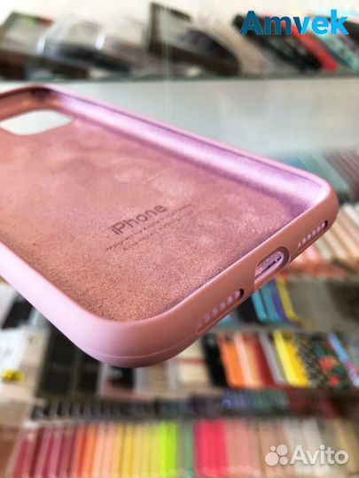 Чехол на iPhone 11 (Закрытый низ) Черничный