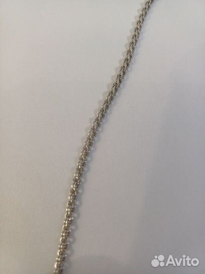 Цепочка серебряная 925 пробы 50 см гарибальди