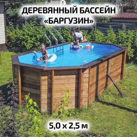 Деревянный морозоустойчивый бассейн