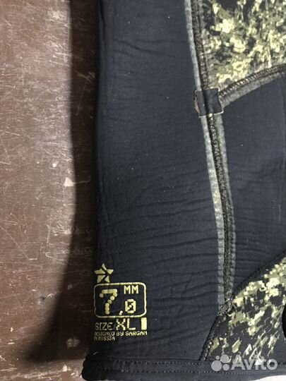 Гидрокостюм для подводной охоты 7мм