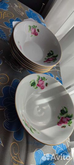 Фужеры СССР, Тарелки