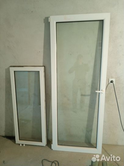 Балконная дверь с окном