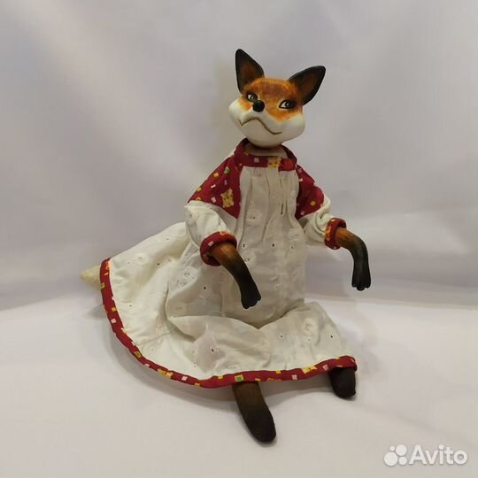 Лиса Патрикеевна-интерьерная кукла