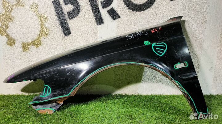 Крыло переднее левое saab 900
