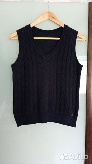 Жилет трикотажный школьный Акула мальчику 12-14лет