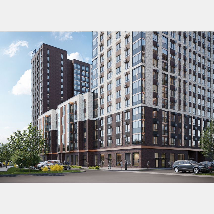 2-к. квартира, 53,3 м², 16/18 эт.