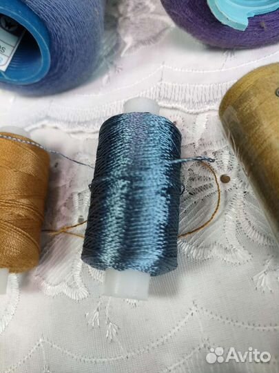 Нитки для ремонта подшива джинц