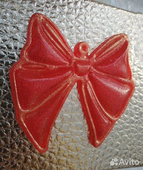 Силиконовая форма молд для эпоксидной смолы бант 1