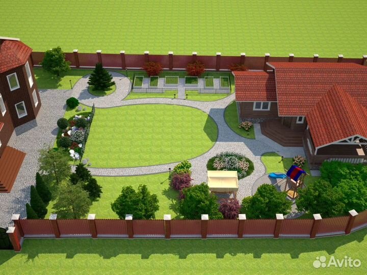 Ландшафтный проект дачного участка