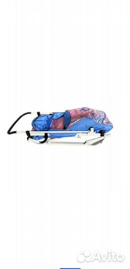 Санки коляска тяни-толкай