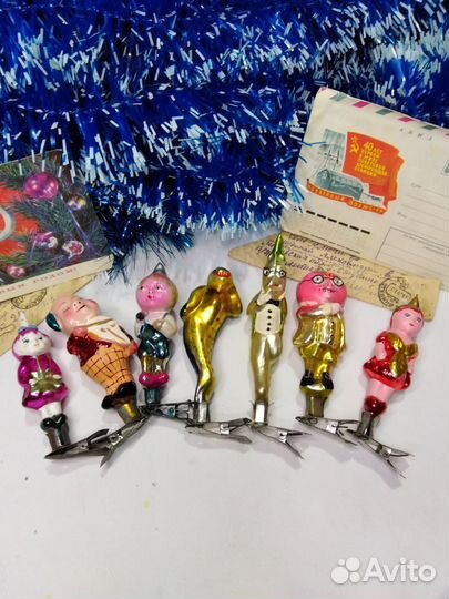 Елочные игрушки СССР