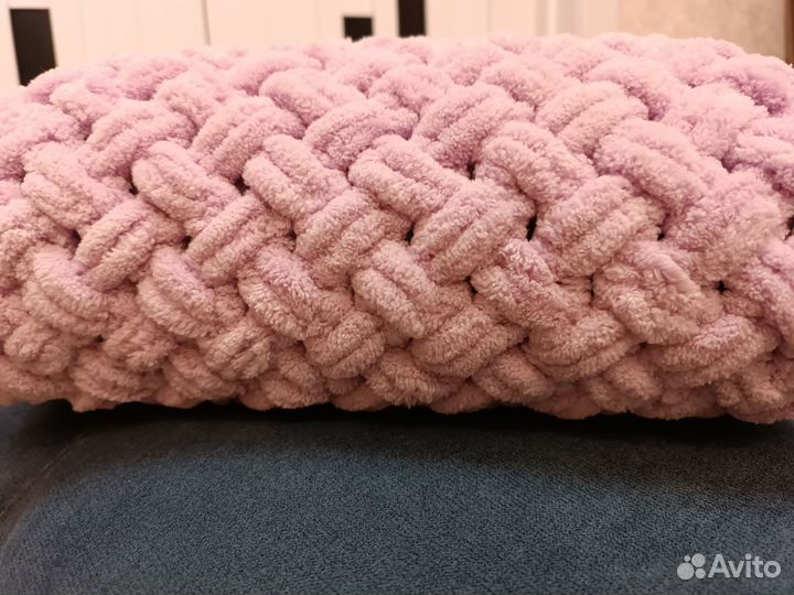 Плюшевый плед из Alize Puffy