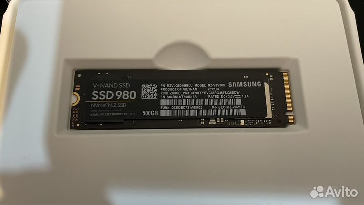 Ssd Samsung 980 M.2 500 gb