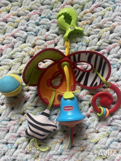 Игрушки погремушки пакетом
