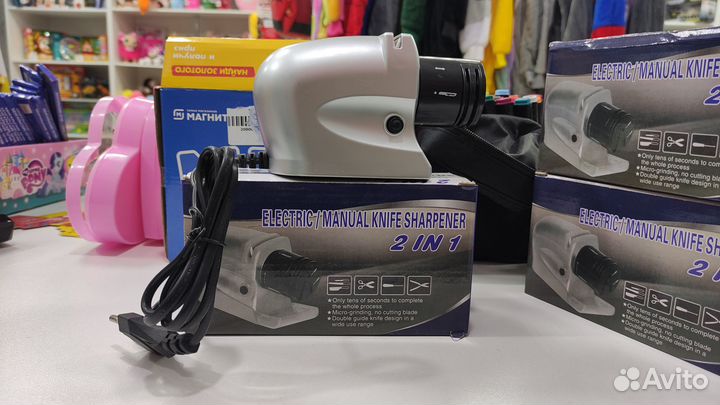 Электрическая ножеточка «Острые грани» 2 в 1