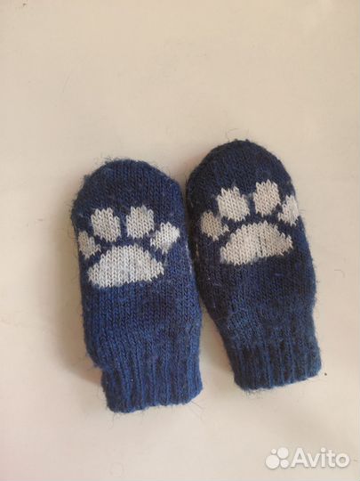 Варежки для новорожденных