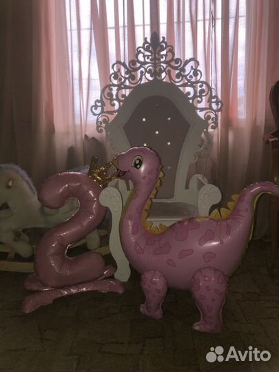 Шарики на день рождения цифра 2