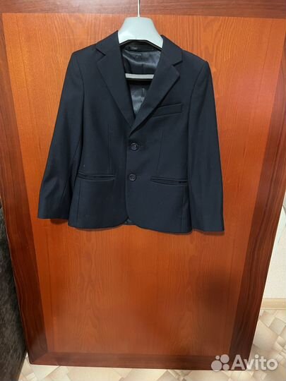 Пиджак школьный для мальчика синий