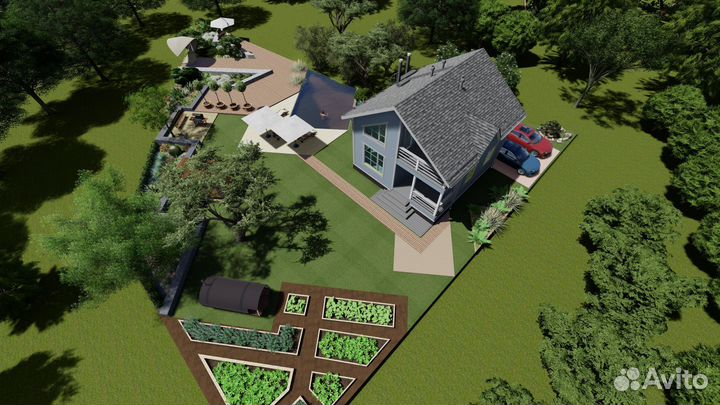 Ландшафтный дизайн,проектирование, озеленение сада