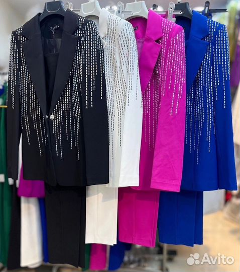 Женский костюм тройка. Турция. Размер 48