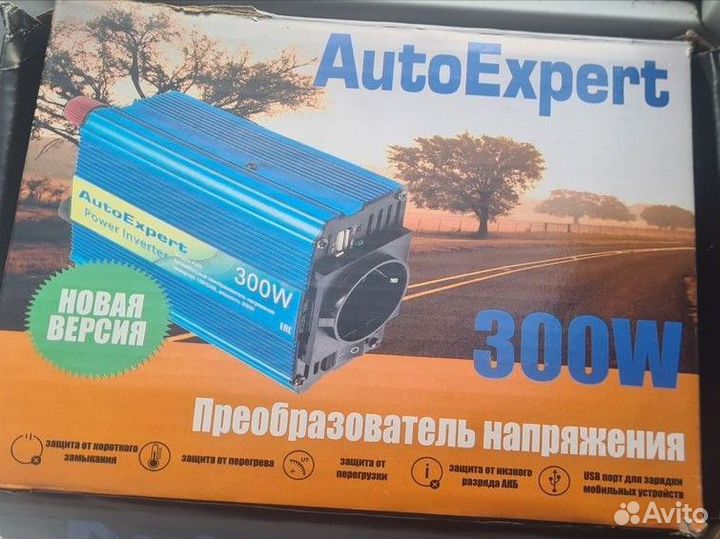 Автомобильный преобразователь напряжения 12в/220в