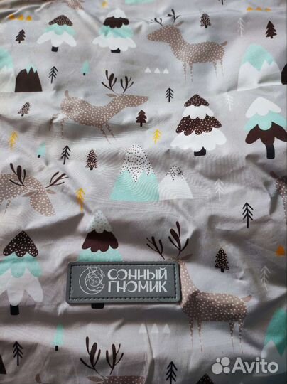 Меховой конверт в коляску