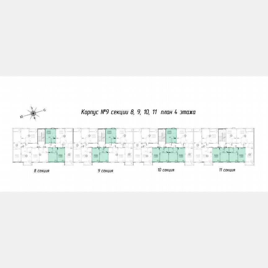 1-к. квартира, 36 м², 4/4 эт.