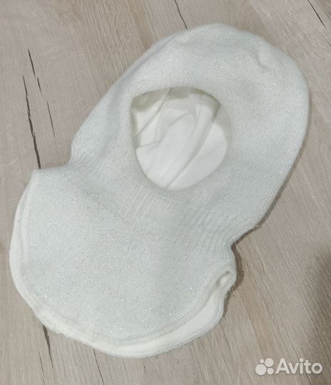 Шапка шлем для девочки 48 50