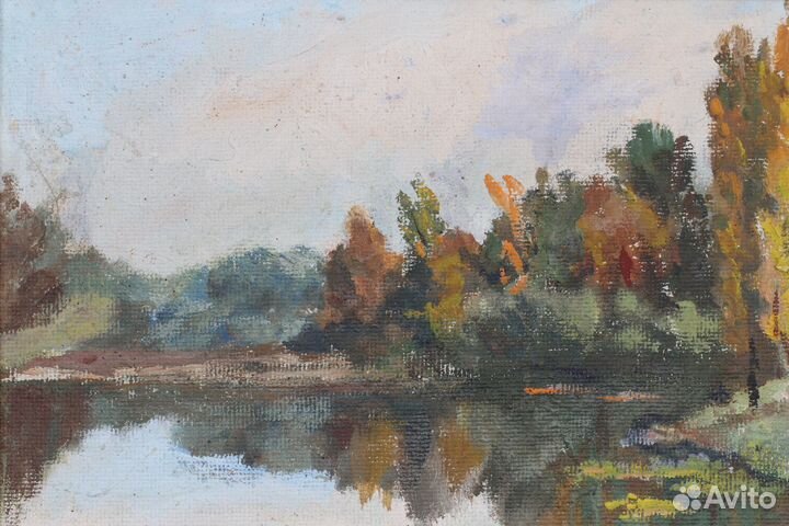 Картина Волжские Просторы, 1999г. Самара