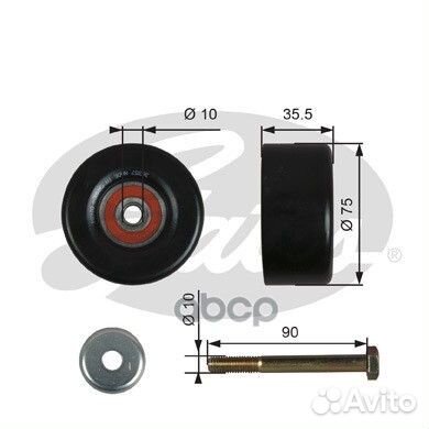 Ролик обводной T36357 Gates