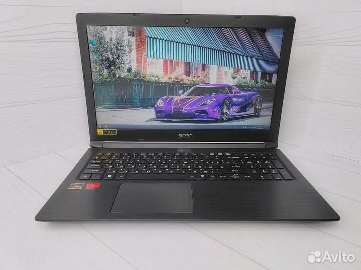 Acer Ноутбук Игровой 2 видеокарты Ryzen мощнее i7