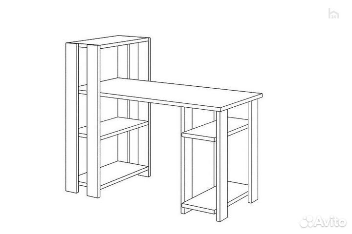 Стол компьютерный Slim стн-110/120 Ш-Ч