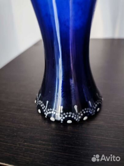 Ваза для цветов СССР стекло