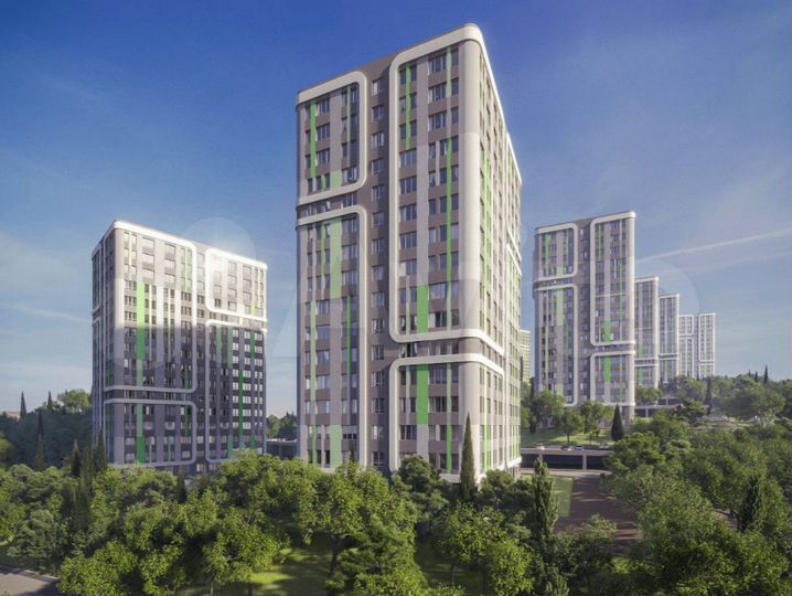 2-к. квартира, 55,9 м², 15/16 эт.