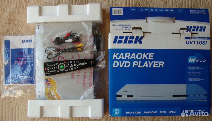 DVD Плеер Караоке BBK DV110SI есть неисправн