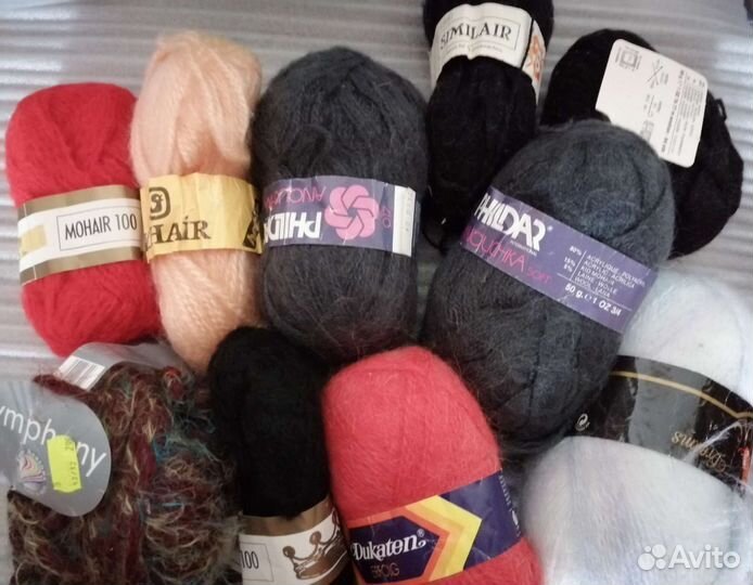 Пряжа разная