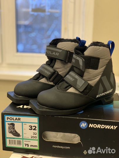 Лыжные ботинки детские Nordway Polar 75 mm 32 р
