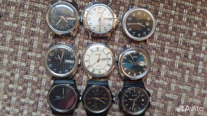 Часы. наручные СССР Слава. победа.электроника