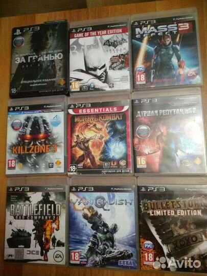 Игры диски для ps3
