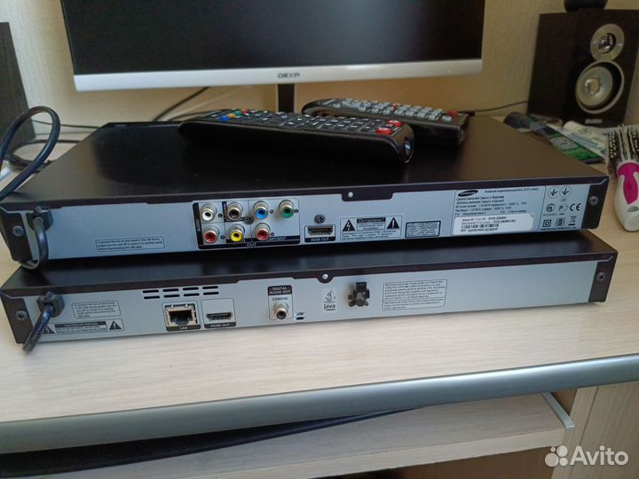 Dvd проигрыватель samsung 2 штуки,один новый
