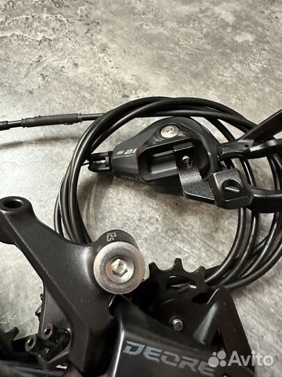 Задний переключатель+манетка Shimano deore M6100 1