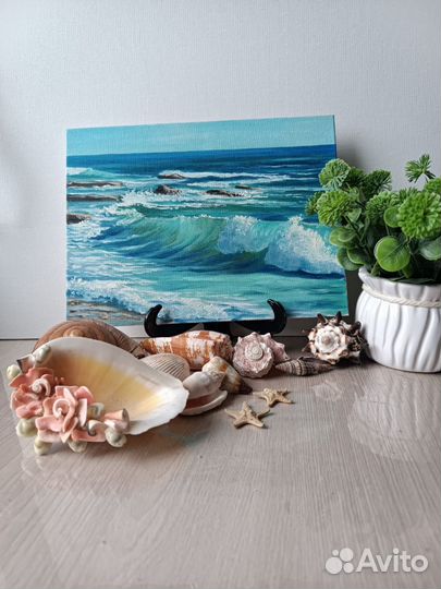 Картина маслом на холсте Море