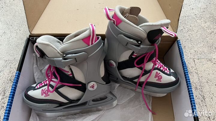 Детские раздвижные коньки K2 Charm Ice, 29-34