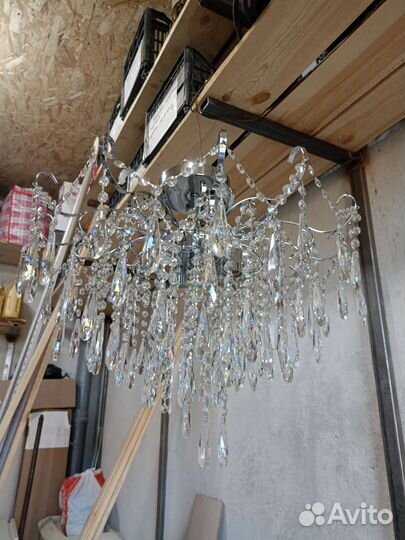 Люстра потолочная большая бу