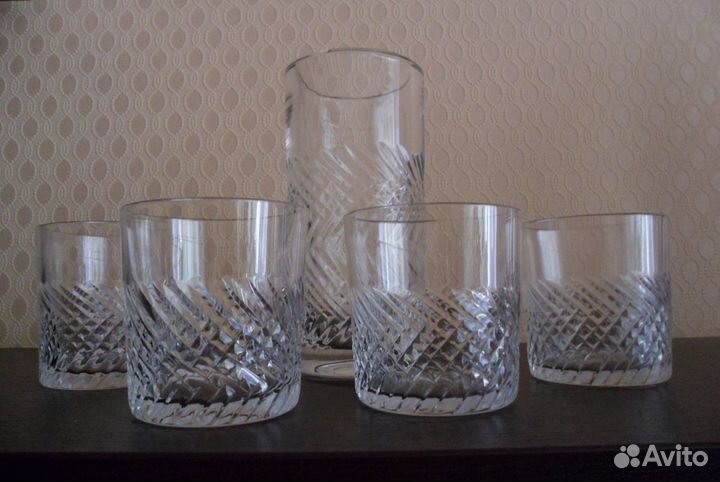 Стаканы.Бокалы. Хрусталь Стекло.Чехия, СССР