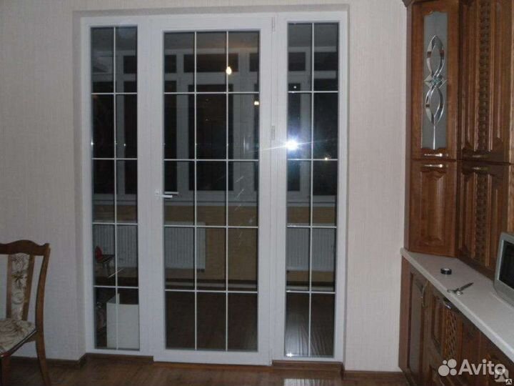 Пластиковые окна, входная группа в дом с отделкой