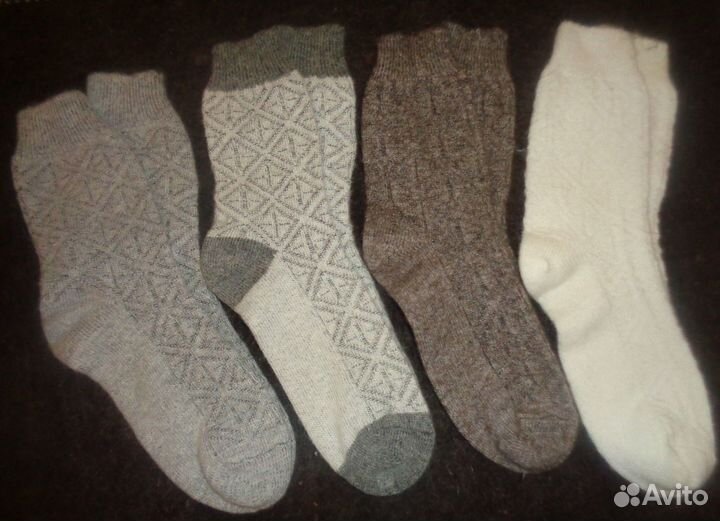 Носки из натуральной шерсти и пуха