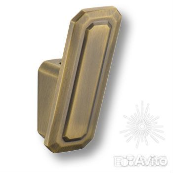 Крючок мебельный, состаренная латунь арт.7101 010M