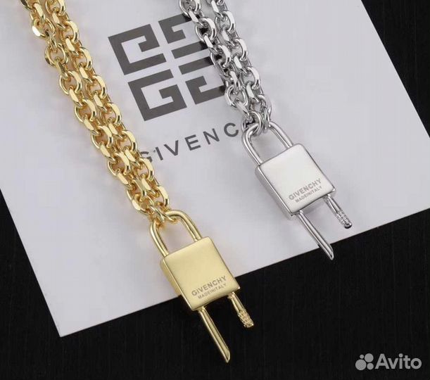 Колье givenchy lock живанши